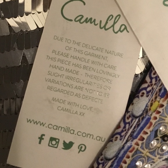 Camilla My MARJORELLE Split Sleeve Short Kaftan NWT - Picture 5 of 11